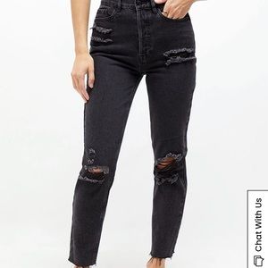 pacsun ultra high rise slim jeans